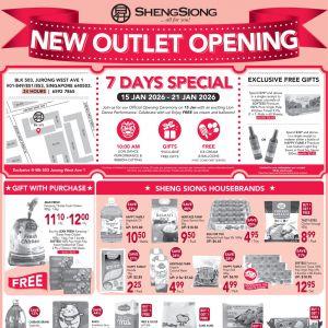 Sheng Siong Jurong West Opening: 7-Day Specials & Free Gifts (15-21 Jan 2026)