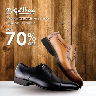 BHG Goldlion Premium Leather Shoes Sale 70% OFF