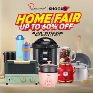 BHG La gourmet & Shogun Home Fair: Up to 60% OFF Kitchenware (21 Jan - 10 Feb 2026)