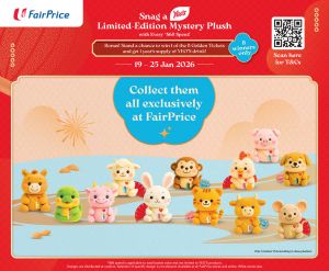 NTUC FairPrice x Yeo’s Promotion: Free Limited-Edition Mystery Plush (19-25 Jan 2026)