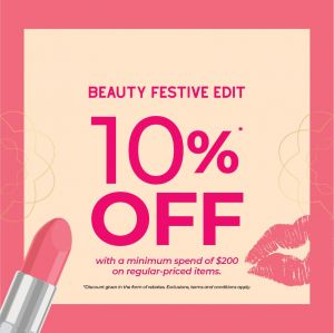 BHG Beauty Festive Edit: 10% OFF with Min. Spend (Now - 25 Jan 2026)