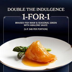 JUMBO Group Xing Yue Xuan 1-for-1 Braised Fish Maw: JUMBO Rewards Exclusive (Now - 31 Jan 2026)