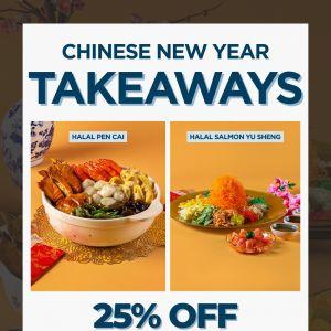 21 on Rajah CNY Takeaway: 25% OFF Halal Pen Cai & Yu Sheng
