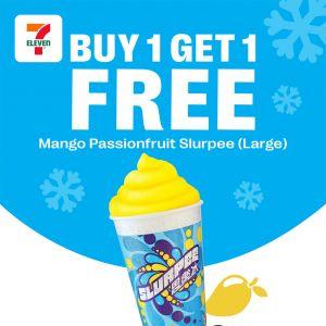 7-Eleven Buy 1 Get 1 Free: Mango Passionfruit Slurpee (Large) (28 Jan - 28 Feb 2026)