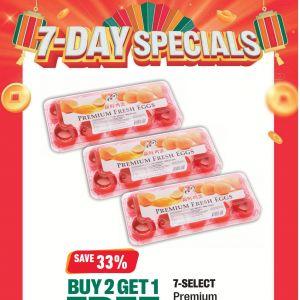 7-Eleven 7-Day Special: Buy 2 Get 1 Free Premium Fresh Eggs (28 Jan - 3 Feb 2026)