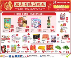 Sheng Siong 2 Days Promotion: Buy 1 Free 1 Abalone & 54% OFF Ribena (12-13 Feb 2026)