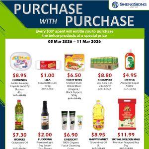 Sheng Siong PWP Promotion: 10 Specially Curated Products (05 Mar – 11 Mar 2026)