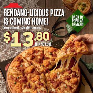 Pizza Hut Menu: Rendang-licious Pizza Returns (2-11 March 2026)