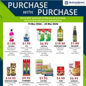 Sheng Siong Super Value Deal: PWP Household & Grocery Specials (19 - 25 March 2026)