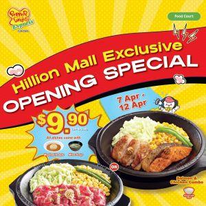 Pepper Lunch Express Hillion Mall Exclusive Opening Special: $9.90 Set Meal Promotion (7 - 12 April 2026)