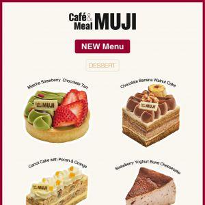 Cafe&Meal MUJI NEW Menu: Freshly Made Signature Dessert Selection (April 2026)