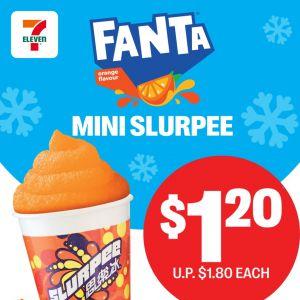 7-Eleven + Fanta Orange Mini Slurpee: Fizzy Citrus Hit Special (08 - 22 April 2026)