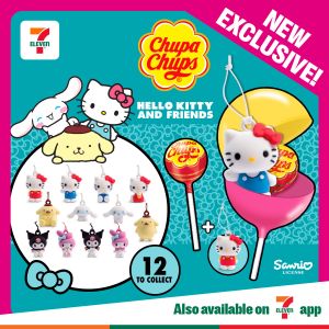 7-Eleven Chupa Chups Surprise: Hello Kitty & Friends Collectible Figurines (April 2026)