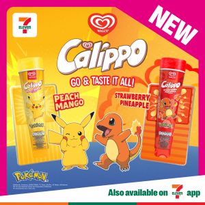 7-Eleven Wall’s x Pokemon: NEW Calippo Pikachu & Charmander Ice Series Promotion (April 2026)
