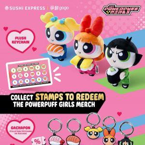 Sushi Express + The Powerpuff Girls Merch: Collectible Plush & Keycharms (Starting 13 April 2026)