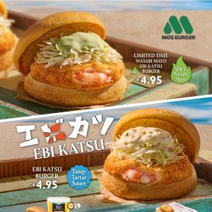 MOS Burger Ebi Katsu Returns: Wasabi Mayo & Apple Pie Bites (April 2026)