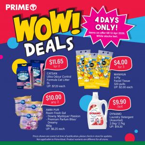 Prime Supermarket Promotion: WOW! Deals - Massive Discounts on Fresh Groceries (Till 13 April 2026)