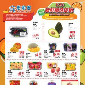 Scarlett Supermarket Promotion: Fresh Picks & Beatprice - 2 For $4.50 Blueberries & More (10-16 Apr 2026)