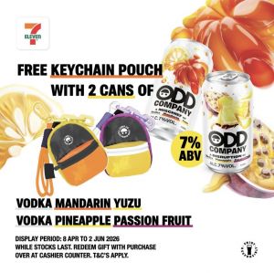 7-Eleven Odd Company: FREE Mini Keychain Pouch Redemption (08 April - 02 June 2026)