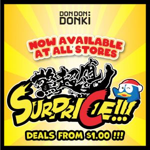 Don Don Donki Promotion: SurpriCE Deals - Items From Just $1.00!