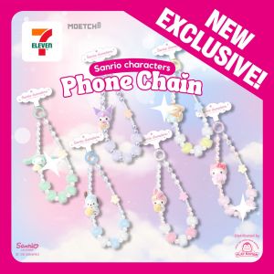7-Eleven Exclusive: 7 Eleven Sanrio Characters Fluffy Phone Chain - New Collection Launch