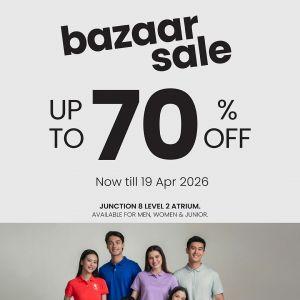 Giordano Bazaar Sale at Junction 8: Up to 70% OFF Apparel (Apr 2026)