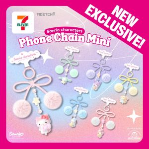 7-Eleven Sanrio Characters Fluffy Phone Chain Mini: New Exclusive Phone Accessory