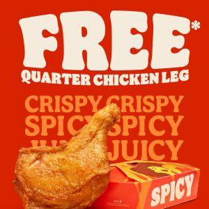 Burger King Free Quarter Chicken Leg: QCL Launch - Free Giveaway at Dunearn Village (April 2026)