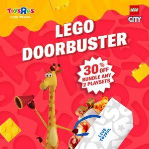 Toys"R"Us LEGO Promotion: City Doorbuster - 30% OFF Bundle 2 Playsets (16-19 Apr 2026)