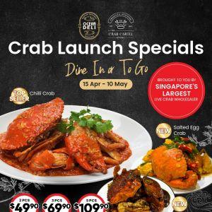 Cold Storage Crab Launch Specials: Chilli, Salted Egg & Black Pepper Crab Deals (15 April - 10 May 2026)
