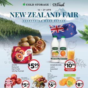 Cold Storage Promotion: New Zealand Fair - Save Up to $12.10 (16-29 Apr 2026)