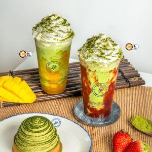 Delifrance Menu: New Matcha Series - Mango, Strawberry & Matcha Tart