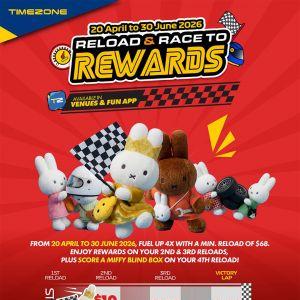 Timezone Reload & Race To Rewards: FREE Miffy Blind Box Keychain (20 April - 30 June 2026)