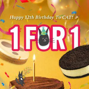 Cat & the Fiddle 12th Birthday Celebration Promotion: 1-for-1 Selected Cheesecakes (20 - 22 April 2026)
