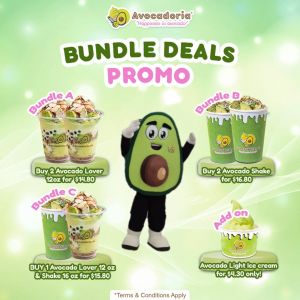 Avocadoria Bundle Deals: Promo - Buy 2 Desserts From $14.80