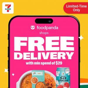 7-Eleven foodpanda Free Delivery Promotion: Limited-Time Deal - FREE Delivery (20-26 Apr 2026)