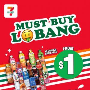 7-Eleven Must-Buy Lobang Promotion: 15 Drinks From $1 including 100 Plus & Pokka (22 April - 5 May 2026)