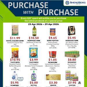 Sheng Siong PWP Promotion: Super Value Deals - Massive Discounts on Everyday Essentials (23 - 29 Apr 2026)