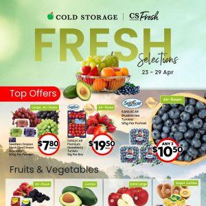 Cold Storage Promotion: FRESH Selections - Save up to 30% on Premium Groceries (23-29 Apr 2026)