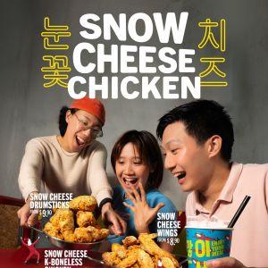 Jinjja Chicken Snow Cheese Chicken: New Menu Launch - From Just $8.90