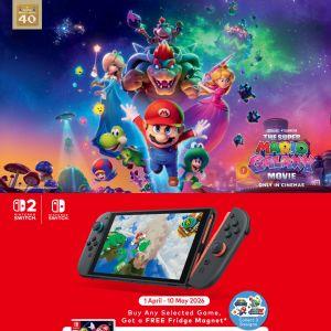 Toys R Us The Super Mario Galaxy Movie Promotion: FREE Super Mario Fridge Magnet (01 April - 10 May 2026)