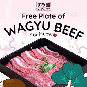 Suki-Ya Mother's Day Promotion: Free Wagyu Beef (8 - 10 May 2026)