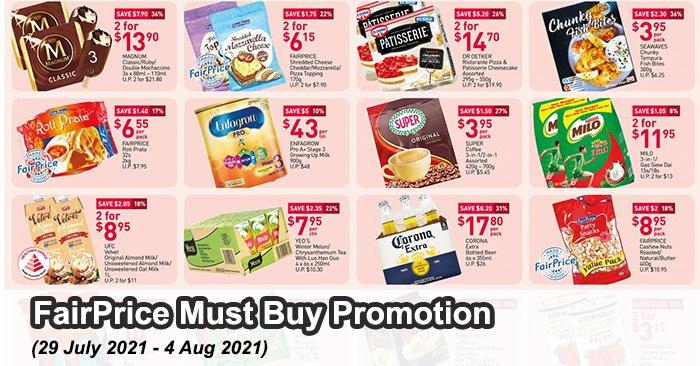 FairPrice Must Buy Promotion (29 Jul 2021 - 4 Aug 2021)