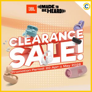 COURTS JBL Clearance Sale: Audio Gear from $29.90 (20 Apr - 1 May 2026)