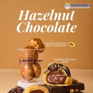 Beard Papa's Hazelnut Chocolate Monthly Special: Luxuriously Smooth Cream Puffs & NEW Mini Honey Butter (May 2026)