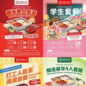 Haidilao Wisma Atria Exclusive Set Meals: Solo, Student & Group Hotpot Promotion (April - May 2026)