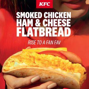 KFC Smoked Chicken Ham & Cheese Flatbread: Breakfast Fan Favourite Return (From 29 April 2026)