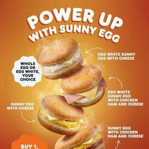 Dunkin' Singapore Sunny Egg Series: Buy 1 Get 2nd 50% Off Promotion (April 2026)