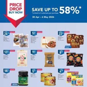 NTUC FairPrice Weekly Promotion: Price Drop - Save Up To 58% & Buy 1 Get 1 Free (30 Apr - 06 May 2026)