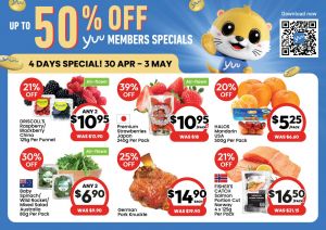Cold Storage yuu Members Promotion: Up to 50% OFF Grocery Deals (30 Apr – 3 May 2026)